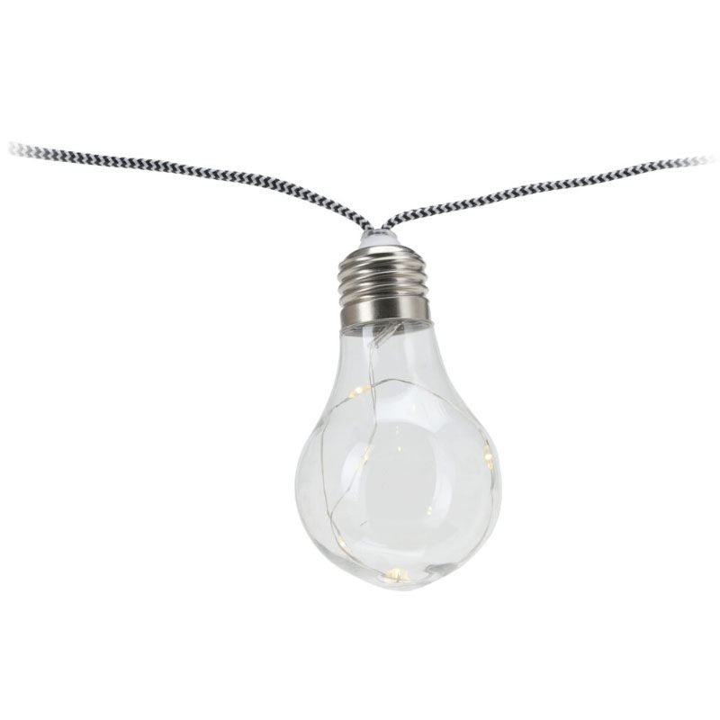 Feestverlichting voor de Tuin - 450cm - warm wit - 10x5 LED - gevlochten snoer Feestverlichting voor de Tuin - 450cm - warm wit - 10x5 LED - gevlochten snoer - Afbeelding 3