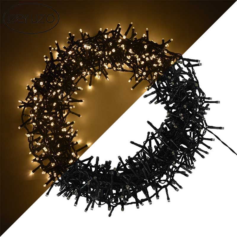 Ceruzo Micro Cluster - 400 LED - 8 meter - 8 Lichtfuncties + Geheugen - extra warm wit Ceruzo Micro Cluster - 400 LED - 8 meter - 8 Lichtfuncties + Geheugen - extra warm wit - Afbeelding 9