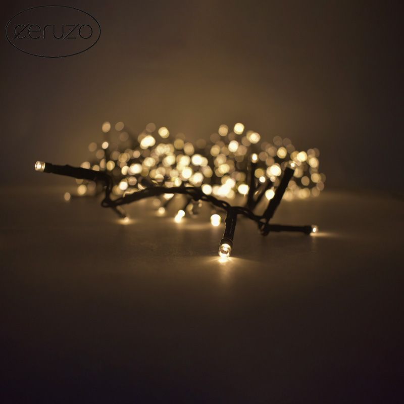 Ceruzo Micro Cluster - 400 LED - 8 meter - 8 Lichtfuncties + Geheugen - extra warm wit Ceruzo Micro Cluster - 400 LED - 8 meter - 8 Lichtfuncties + Geheugen - extra warm wit - Afbeelding 4