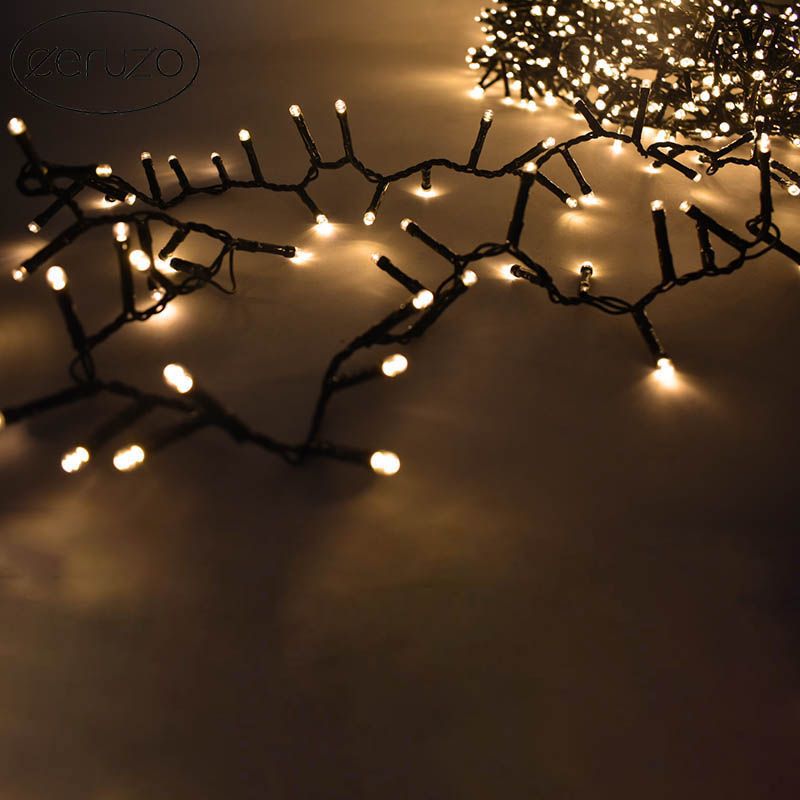 Ceruzo Micro Cluster - 400 LED - 8 meter - 8 Lichtfuncties + Geheugen - extra warm wit Ceruzo Micro Cluster - 400 LED - 8 meter - 8 Lichtfuncties + Geheugen - extra warm wit - Afbeelding 6