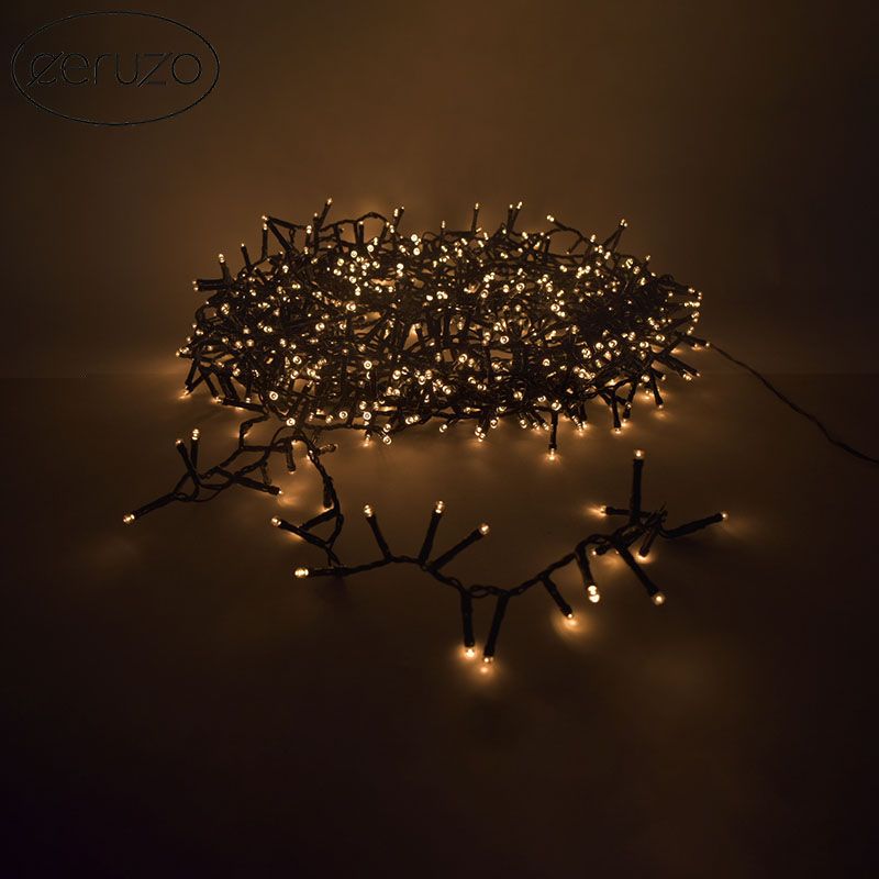 Ceruzo Micro Cluster - 400 LED - 8 meter - 8 Lichtfuncties + Geheugen - extra warm wit Ceruzo Micro Cluster - 400 LED - 8 meter - 8 Lichtfuncties + Geheugen - extra warm wit - Afbeelding 8