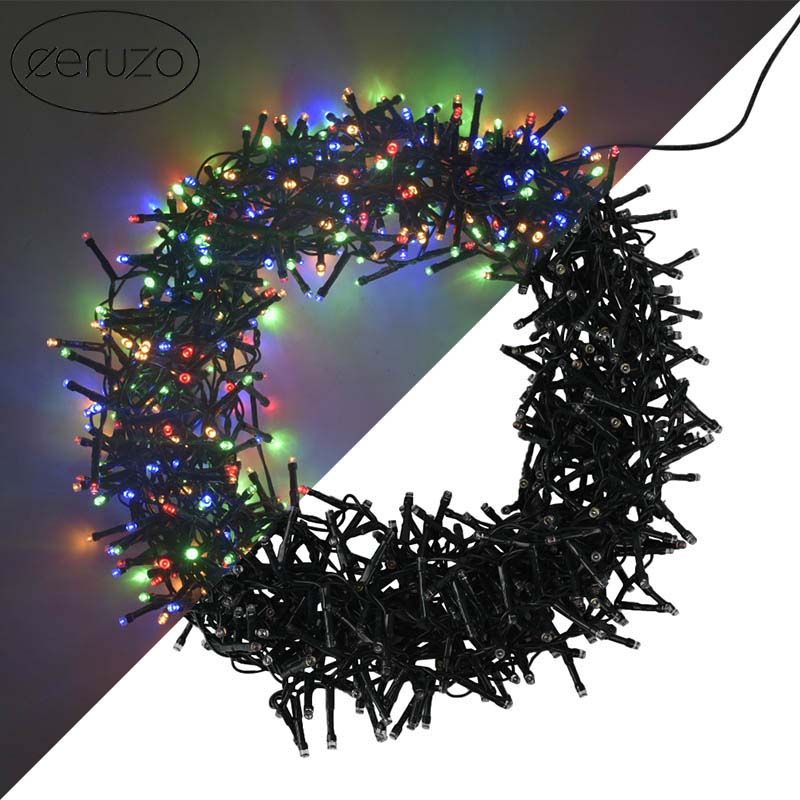 Ceruzo Micro Cluster - 1000 LED - 20 meter - 8 Lichtfuncties + Geheugen - multicolor Ceruzo Micro Cluster - 1000 LED - 20 meter - 8 Lichtfuncties + Geheugen - multicolor - Afbeelding 10