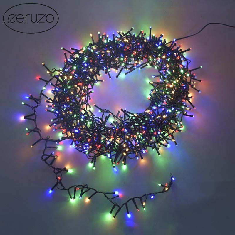 Ceruzo Micro Cluster - 1000 LED - 20 meter - 8 Lichtfuncties + Geheugen - multicolor Ceruzo Micro Cluster - 1000 LED - 20 meter - 8 Lichtfuncties + Geheugen - multicolor - Afbeelding 11