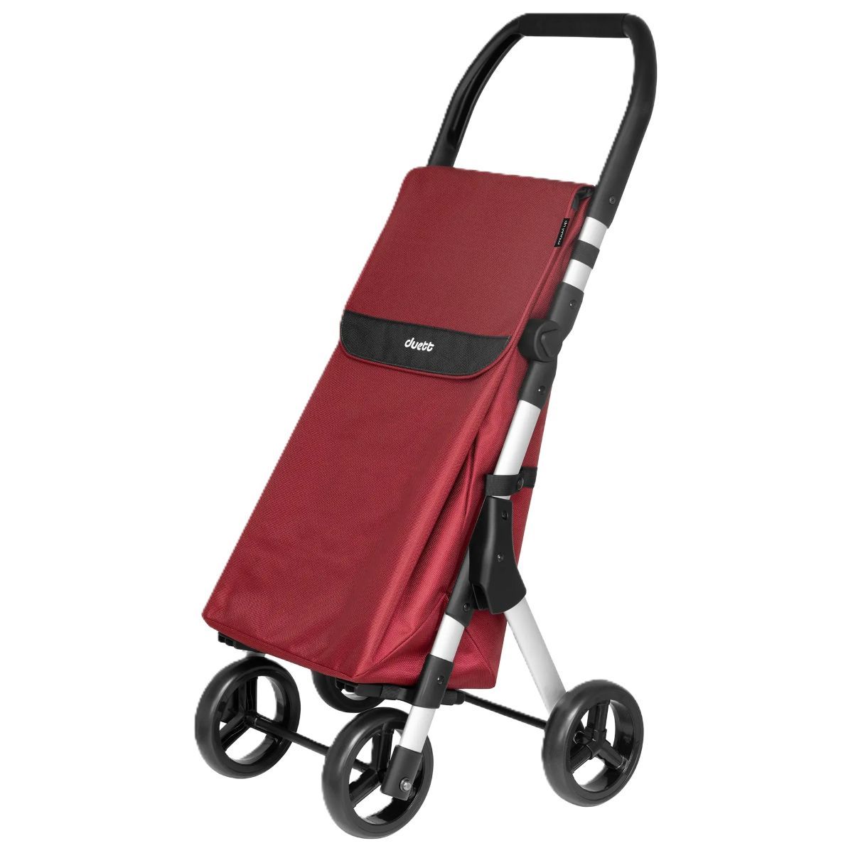 Duett Muuvi Up Boodschappentrolley - Tasinhoud 46L - 4 Wielen - Opvouwbaar - Rood Duett Muuvi Up Boodschappentrolley - Tasinhoud 46L - 4 Wielen - Opvouwbaar - Rood