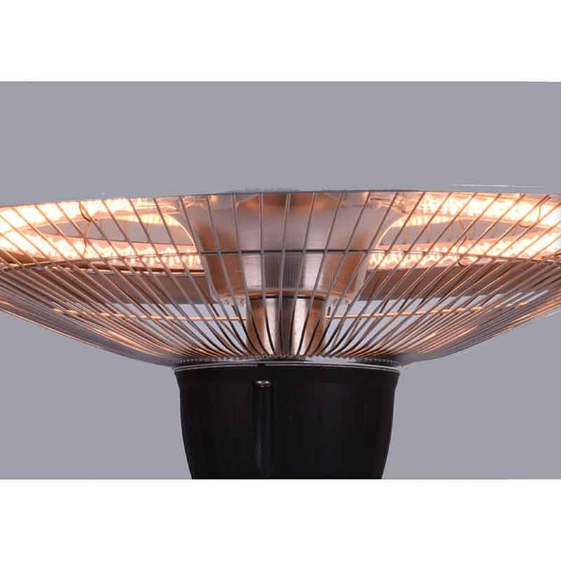 Terrasverwarmer hangend 1500W zilver Terrasverwarmer hangend 1500W zilver - Afbeelding 2