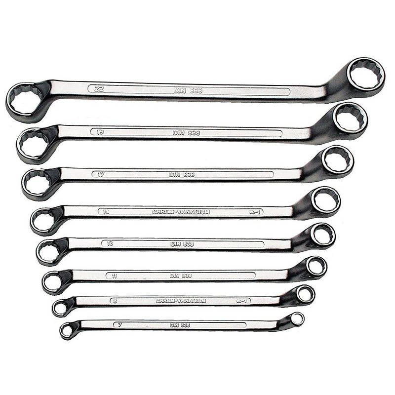 Brüder Mannesmann Ringsleutelset DIN - 8-delig Brüder Mannesmann Ringsleutelset DIN - 8-delig