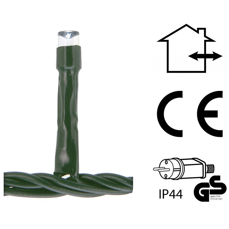 IJspegel verlichting 360 LED's - 12 meter - warm wit IJspegel verlichting 360 LED's - 12 meter - warm wit - Afbeelding 3