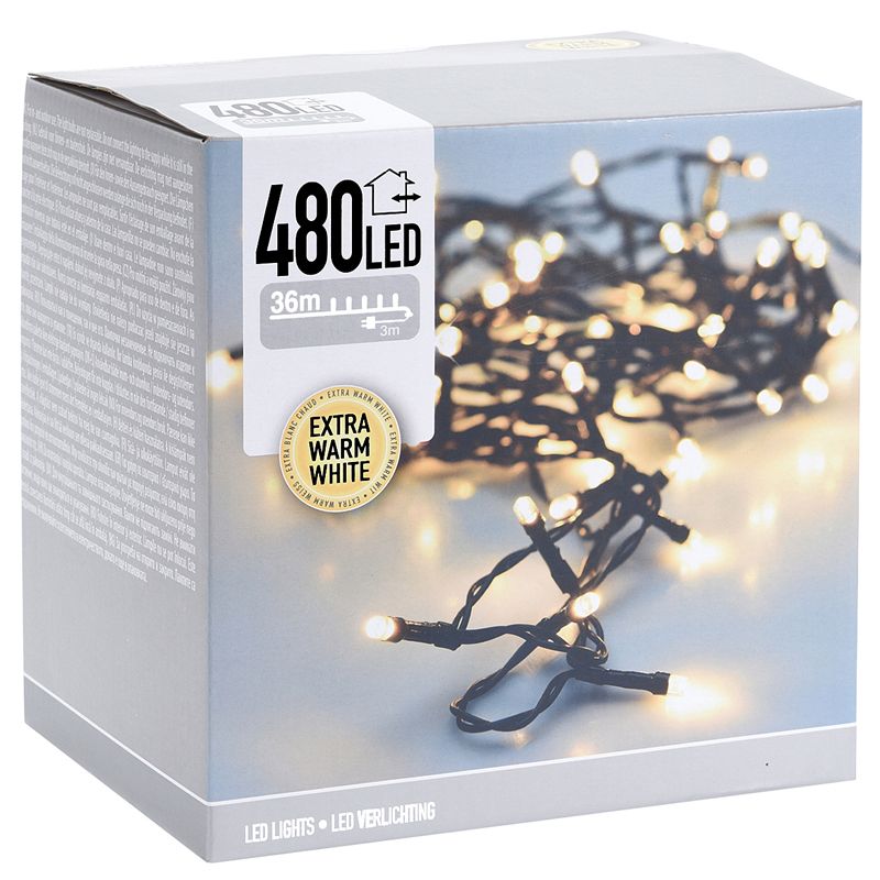 LED-verlichting - 480 LED's - 36 meter - extra warm wit LED-verlichting - 480 LED's - 36 meter - extra warm wit