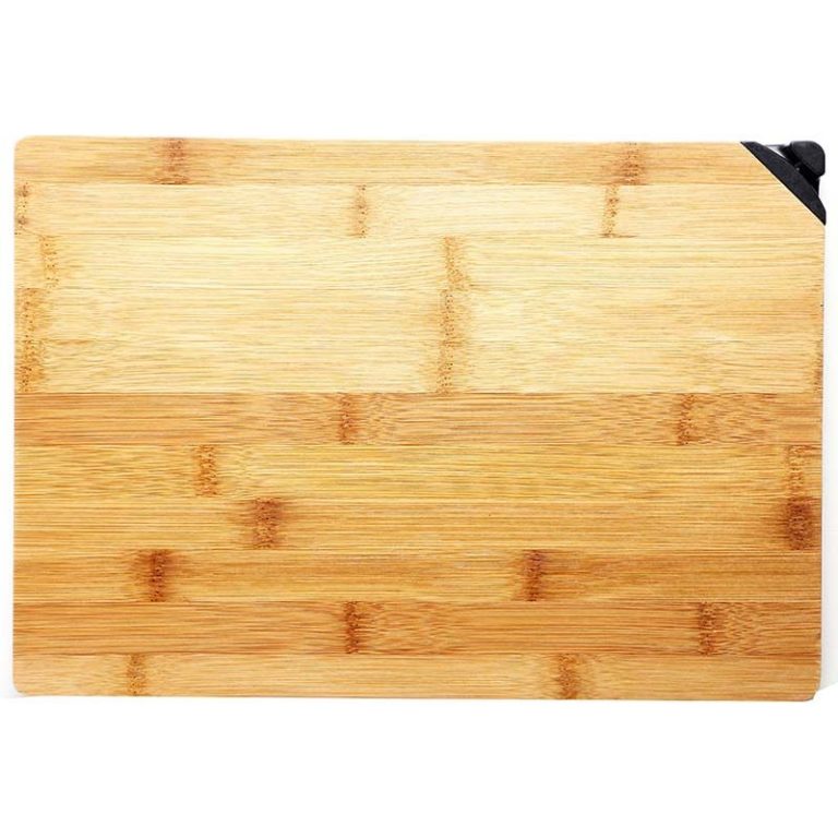 Bergner Bamboe snijplank met messenslijper
