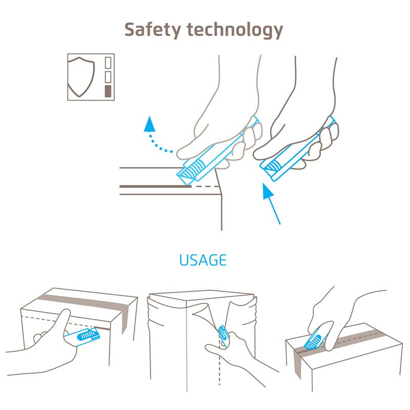 Martor Snijmes - Handmes - Snijdiepte 8,5 mm Martor Snijmes - Handmes - Snijdiepte 8,5 mm - Afbeelding 2