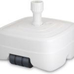 Parasolvoet Wit - Vulbaar 45L - Verrijdbaar